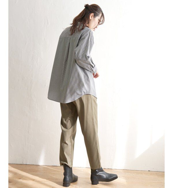 ikka「ストライプ長袖シャツ」|シャツ・ブラウス|