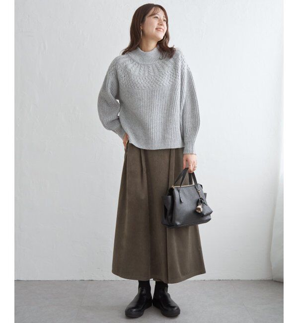 ikka「求心編みニットプルオーバー」|プルオーバー|