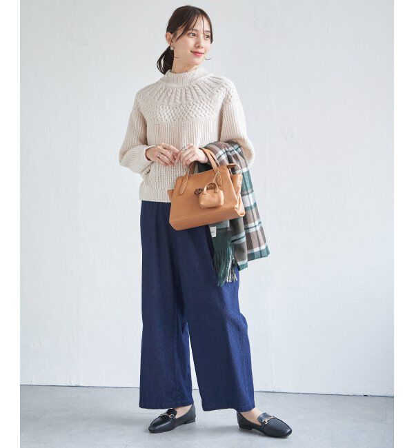 ikka「求心編みニットプルオーバー」|プルオーバー|