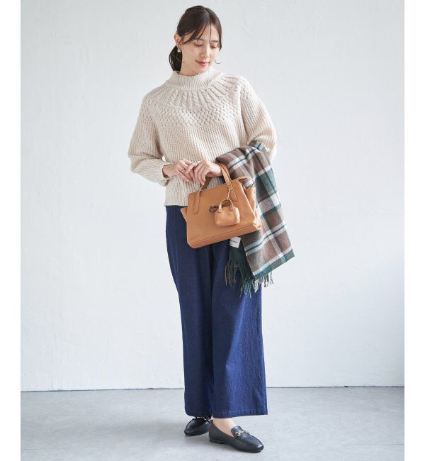 ikka「求心編みニットプルオーバー」|プルオーバー|