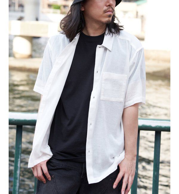 VENCE share style「シャンブレー半袖シャツ」|シャツ・ブラウス|