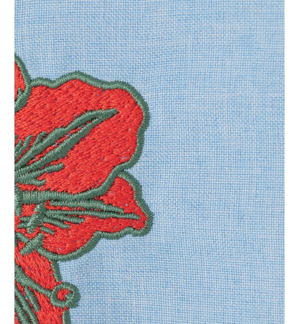 VENCE share style「フラワー刺繍半袖シャツ」|シャツ・ブラウス|