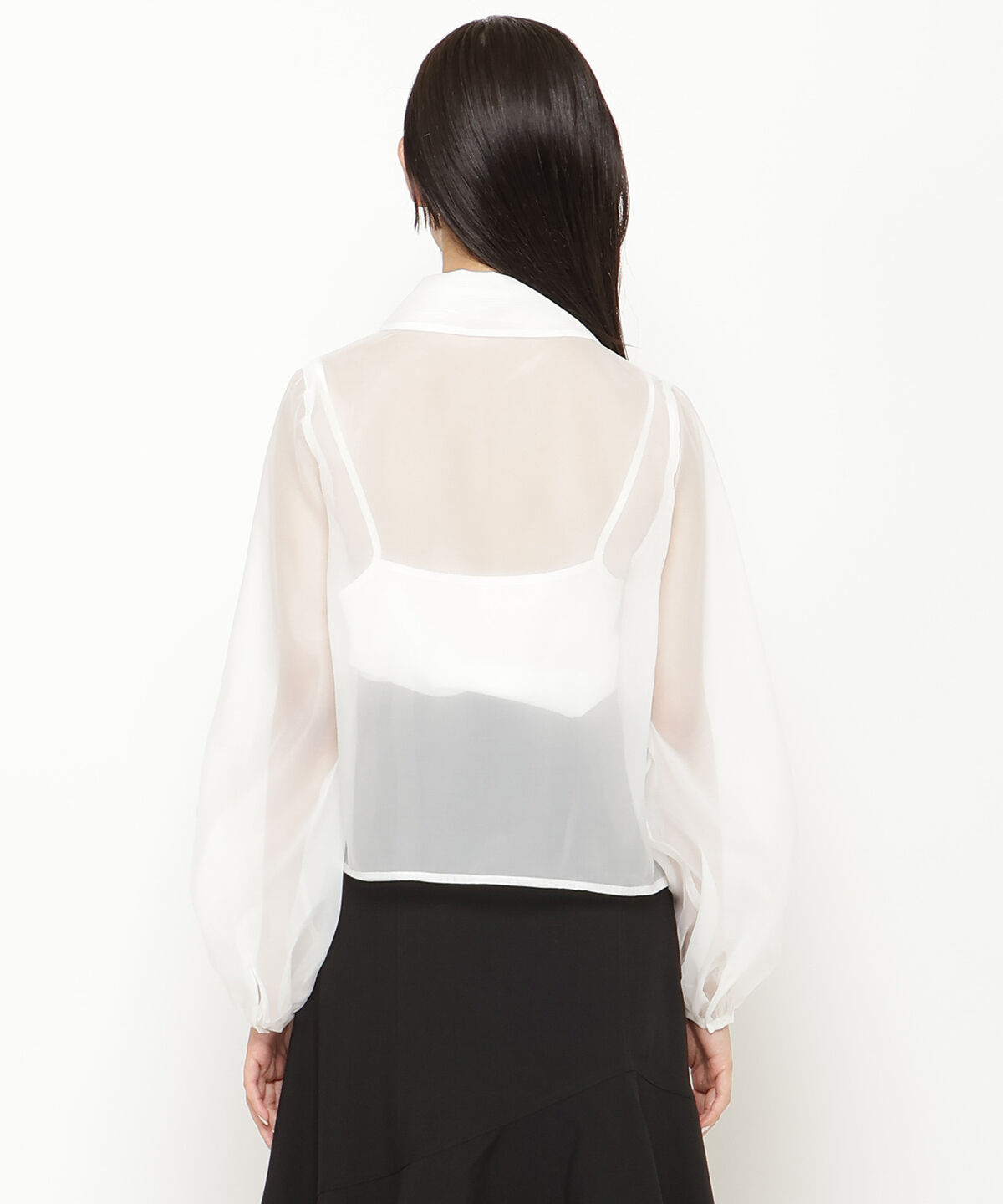 REDYAZEL「エンブロイダリーオーガンジーブラウス」|シャツ・ブラウス|