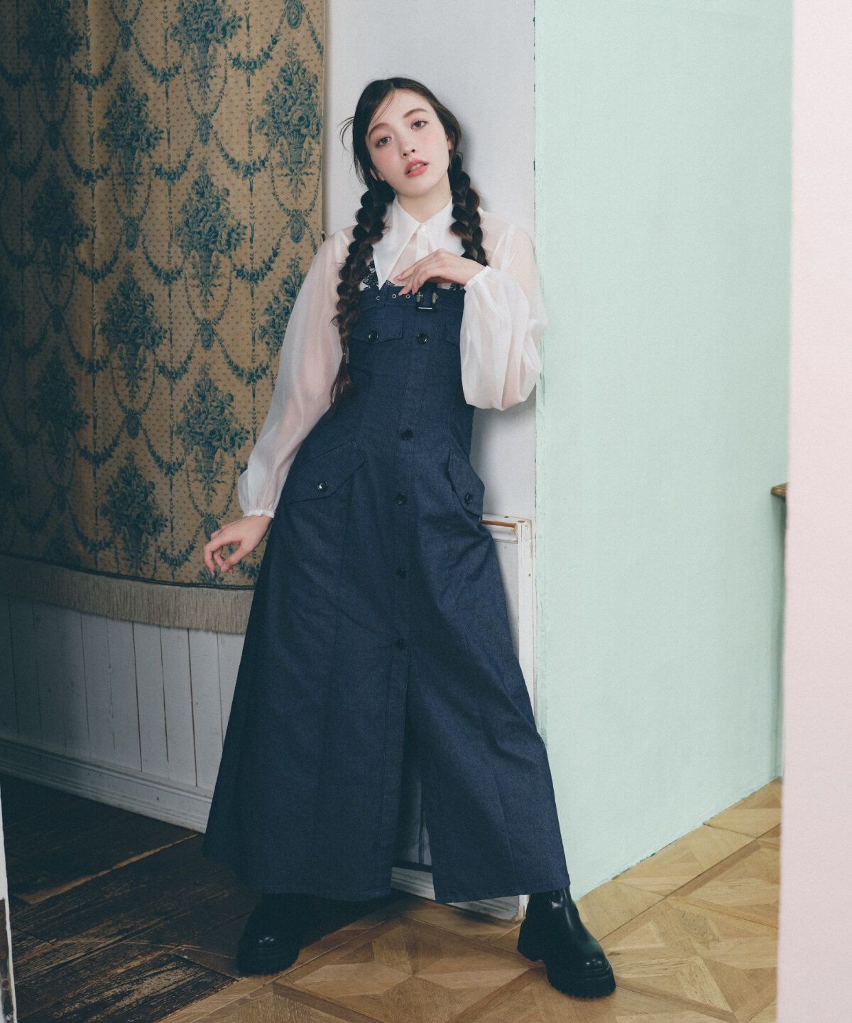 REDYAZEL「バストベルトベアワンピース」|ワンピース|