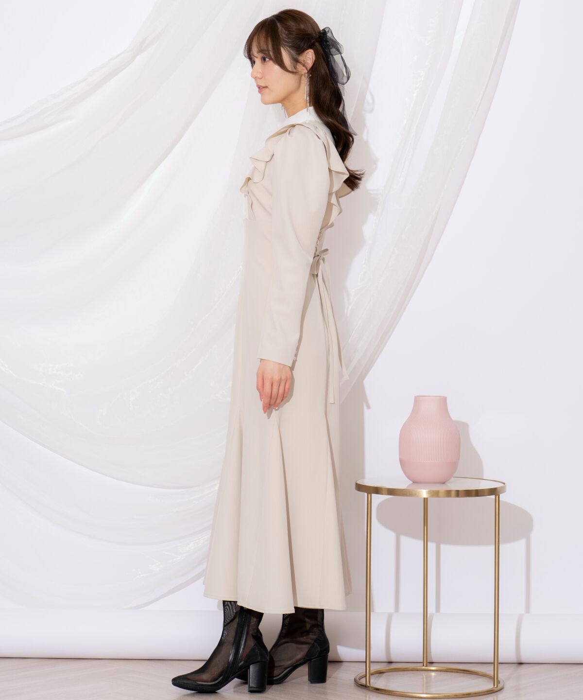 WILLSELECTION「配色ヨークマーメイドワンピース」|ワンピース|