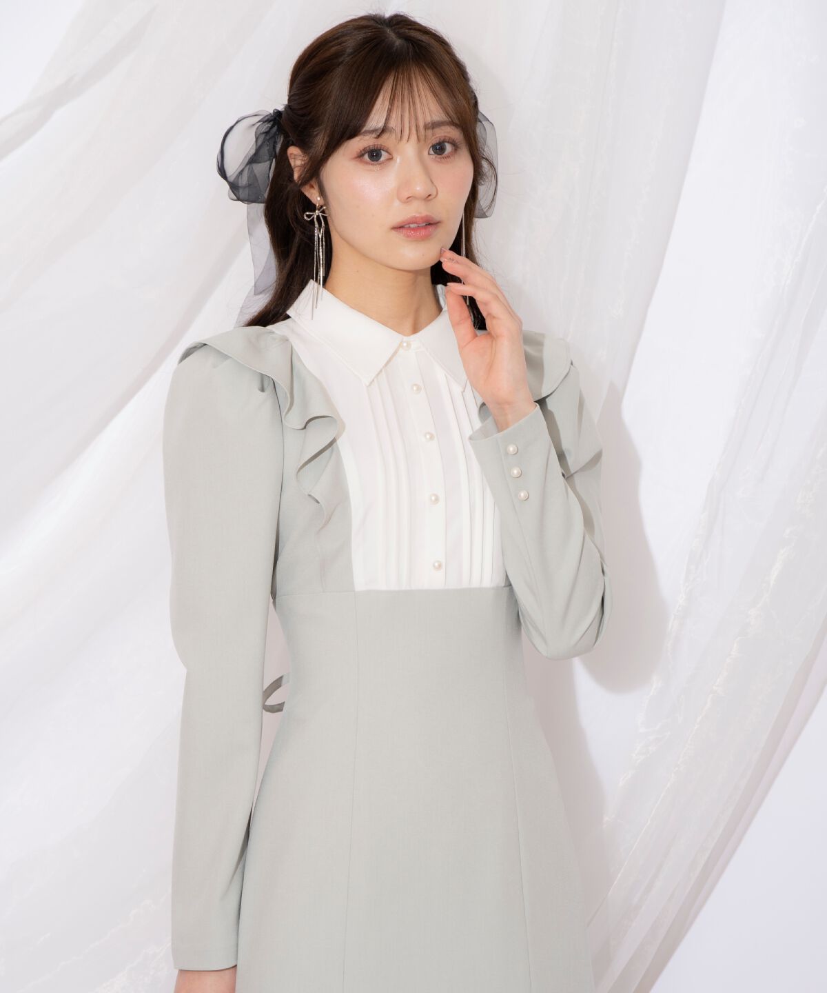 WILLSELECTION「配色ヨークマーメイドワンピース」|ワンピース|