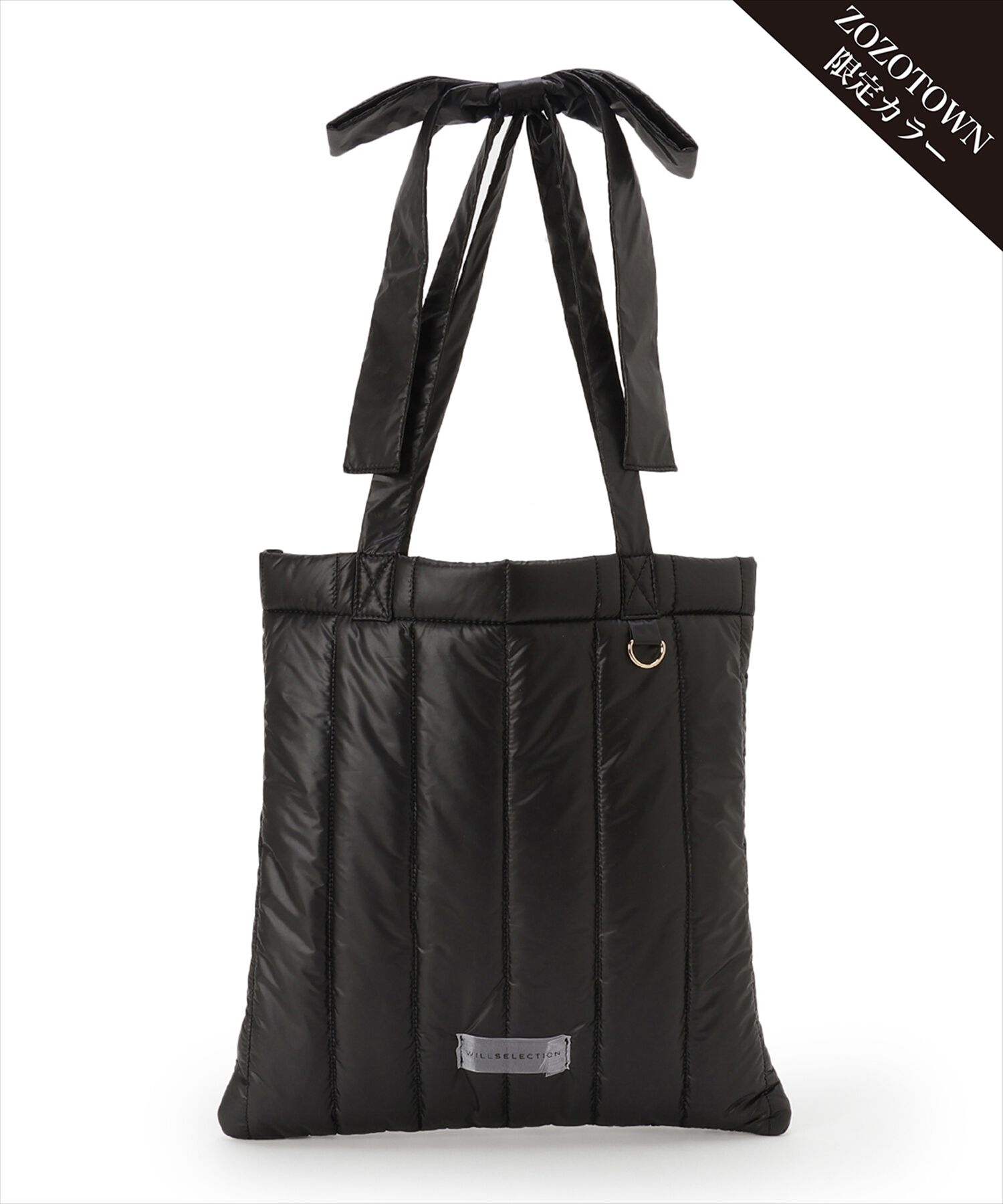WILLSELECTION「リボンショルダーキルティングトート」|トートバッグ|