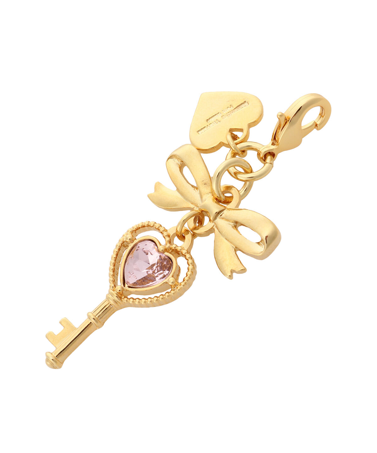 Samantha Thavasa Petit Choice「ハートキーモチーフ ファスナーチャーム」|チャーム・キーホルダー|ピンク