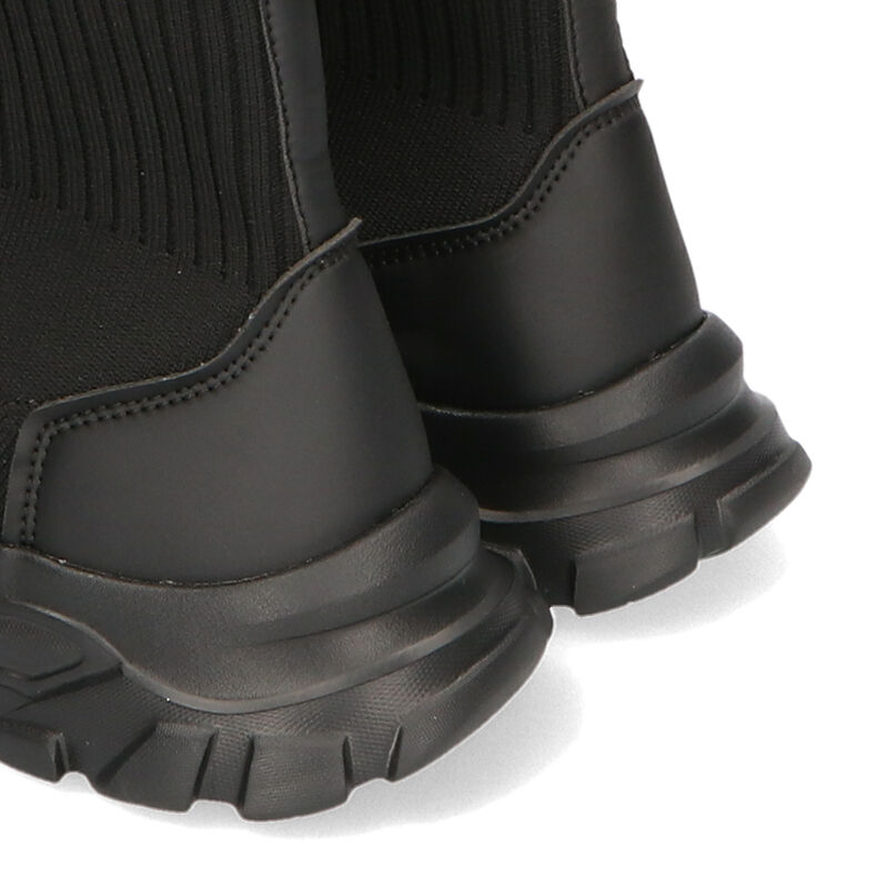 ORiental TRaffic「トラックソールレースアップニットブーツ/31438」|ショートブーツ|