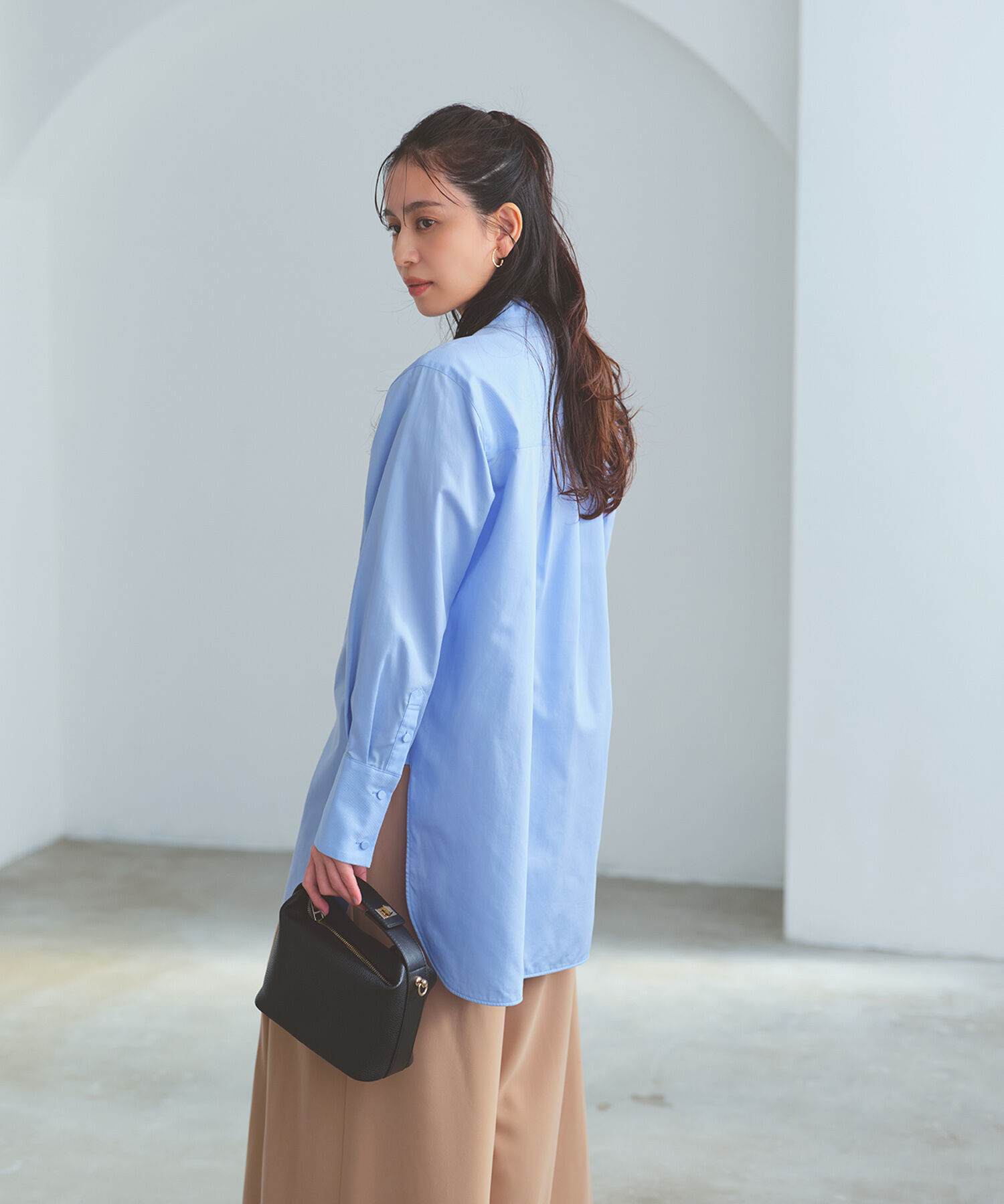 TOPKAPI TREASURE「【TREASURE TOPKAPI】シュリンクレザー ハンドルオープン ミニ ショルダーバッグ」|トートバッグ|