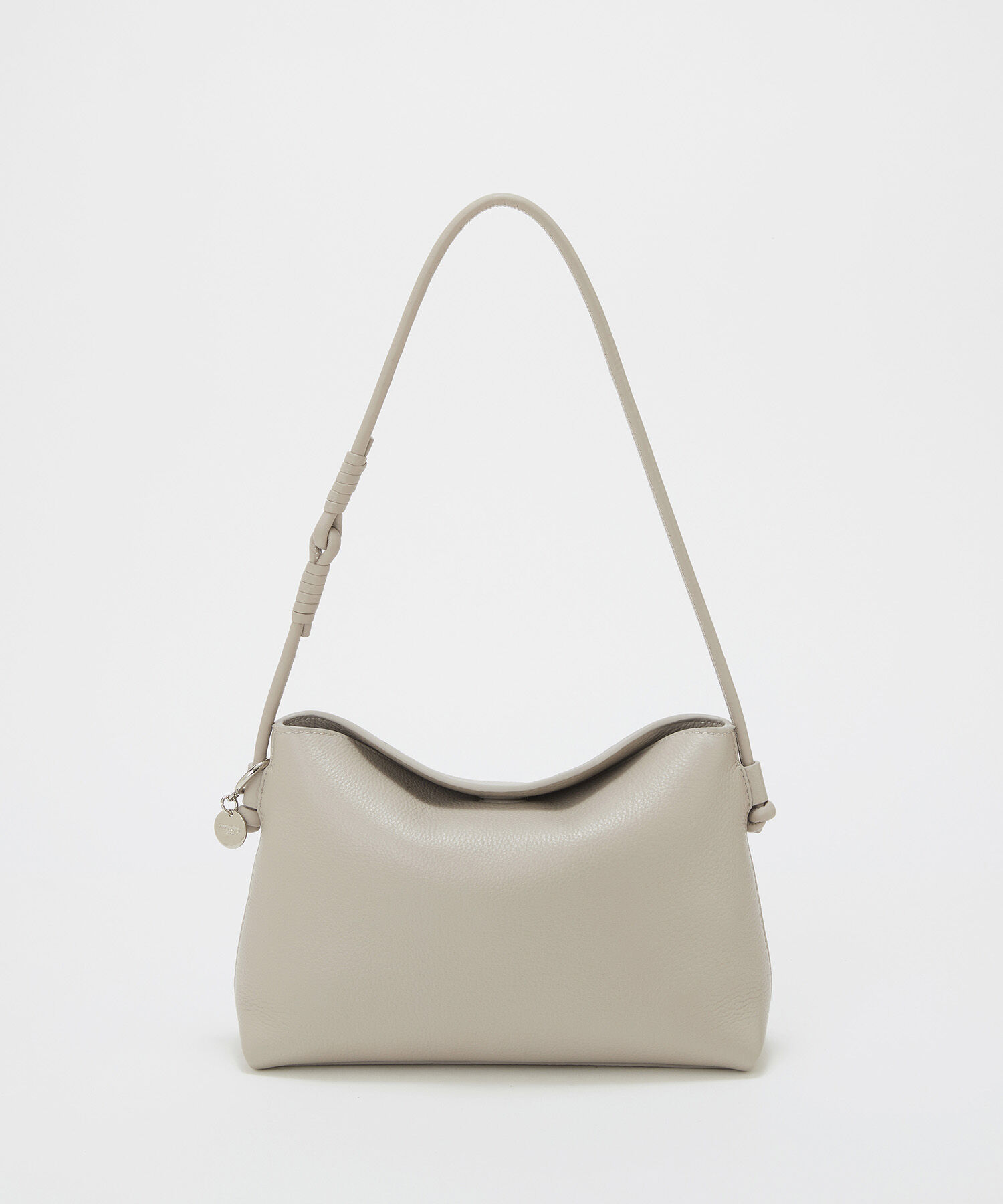 TOPKAPI TREASURE「【TREASURE TOPKAPI】ソフトレザー フラップ ワンハンドル ショルダーバッグ」|ショルダー・メッセンジャー|グレージュ