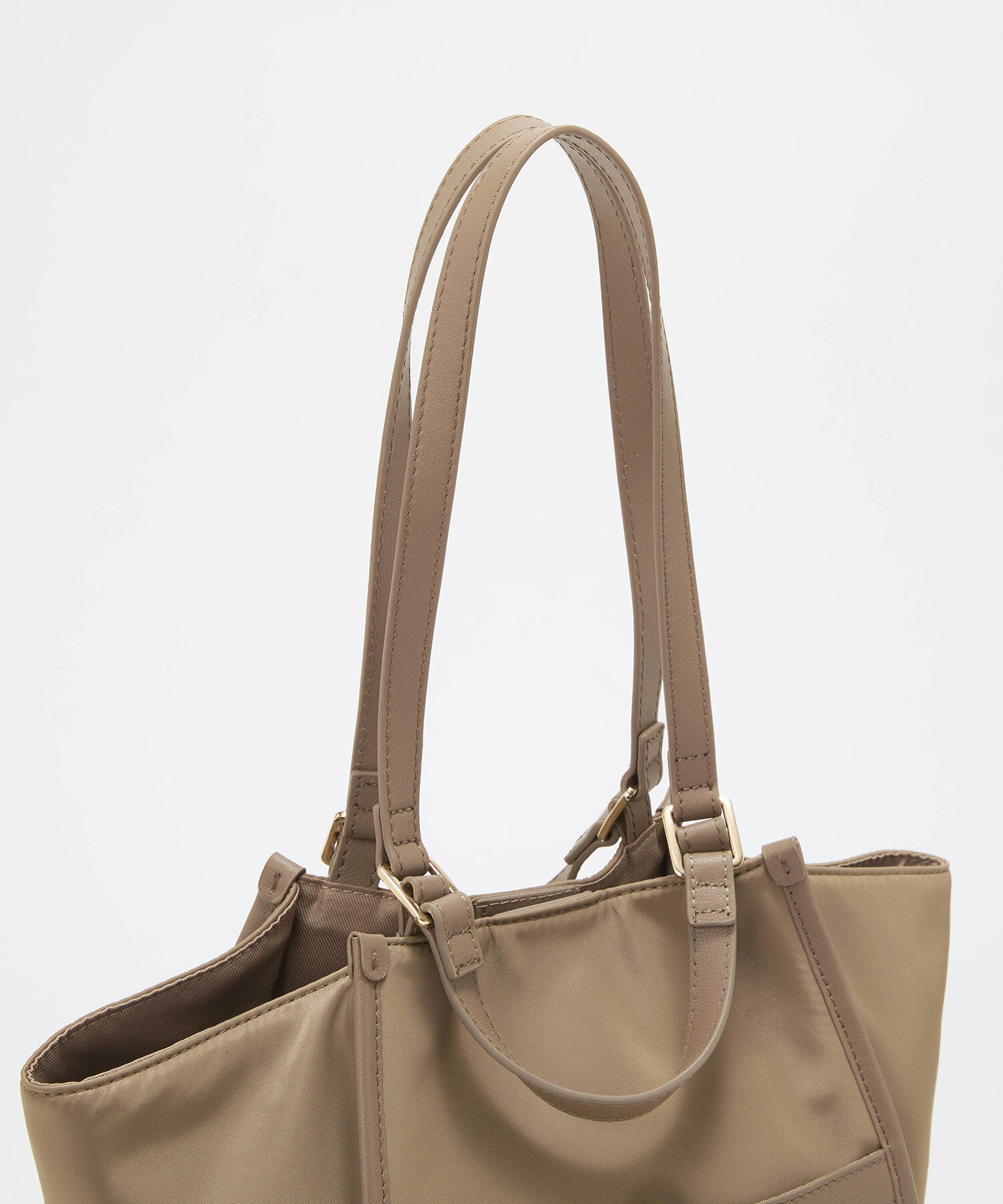 TOPKAPI TREASURE「【TREASURE TOPKAPI】ナイロン 2way レザーハンドル ミニ トートバッグ」|トートバッグ|