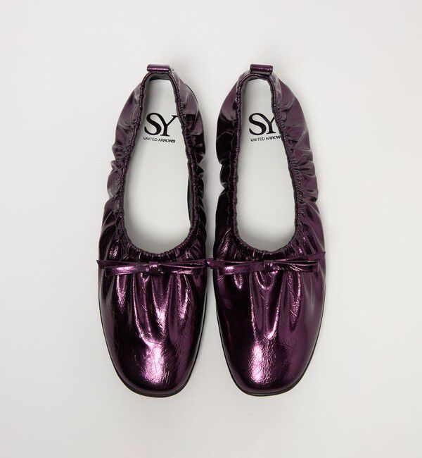 ODETTE E ODILE「＜SY＞ディープバレエ フラット20&uarr;」|バレエシューズ|PURPLE