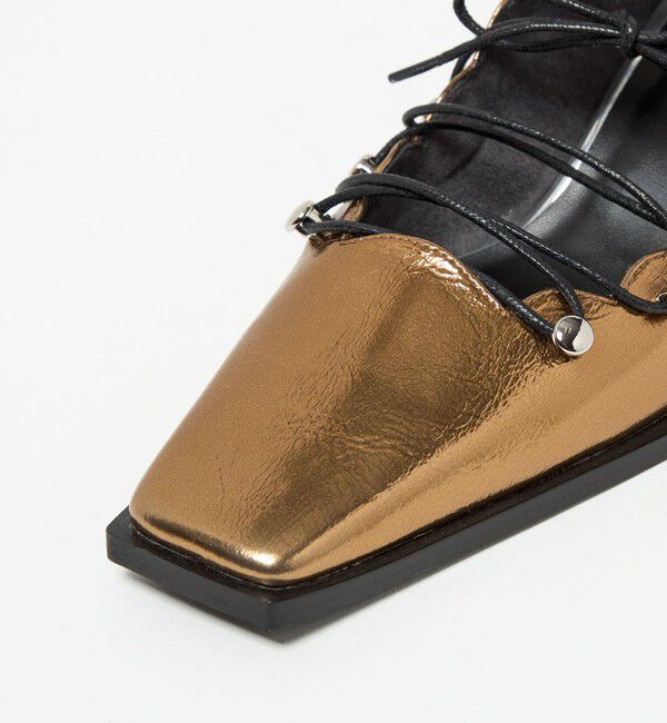 ODETTE E ODILE「＜SY＞スカラップレースアップ パンプス45&uarr;」|パンプス|