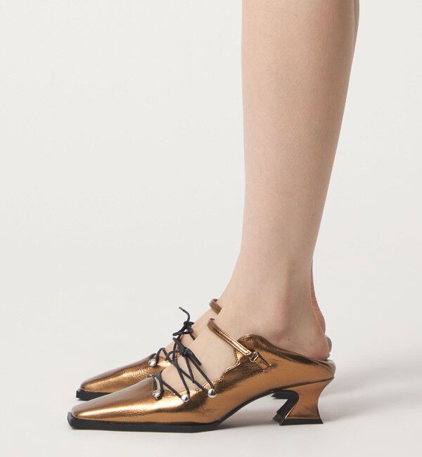 ODETTE E ODILE「＜SY＞スカラップレースアップ パンプス45&uarr;」|パンプス|