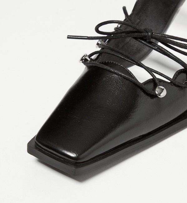 ODETTE E ODILE「＜SY＞スカラップレースアップ パンプス45&uarr;」|パンプス|