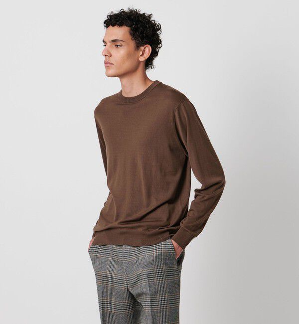 UNITED ARROWS「＜SOVEREIGN＞ハイゲージ クルーネックニット」|ニット・セーター|MOCA