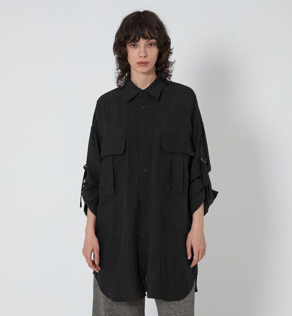 ASTRAET「＜ASTRAET＞2ポケット ソデターンアップシャツ UNISEX」|シャツ・ブラウス|