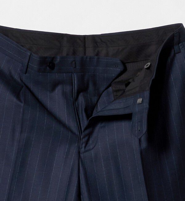 UNITED ARROWS「シャークスキン ストライプ シングル3B  スーツ S‐MODEL ヨコストレッチ・撥水・防しわ」|スーツ|