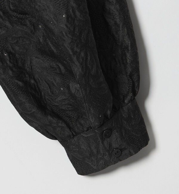 UNITED ARROWS「GISHA 2トーン ジャガード ブラウス」|シャツ・ブラウス|