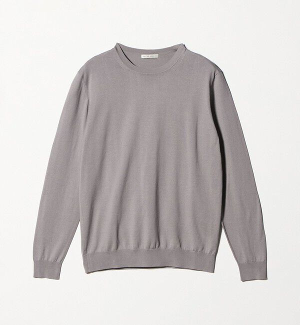 UNITED ARROWS「コットン ハイゲージ クルーネック ニット」|ニット・セーター|