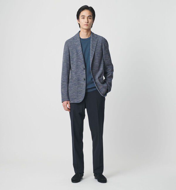 UNITED ARROWS「コットン ハイゲージ クルーネック ニット」|ニット・セーター|