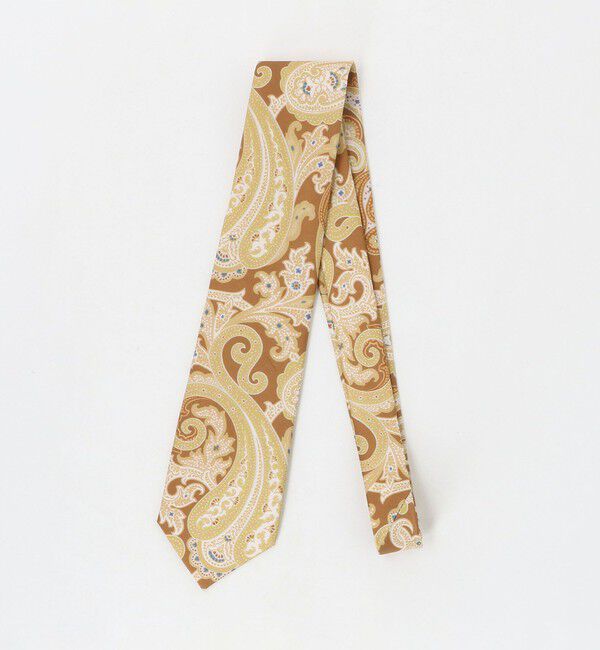 UNITED ARROWS「＜SOVEREIGN＞ビッグ プリント ペイズリー ネクタイ」|ネクタイ・蝶ネクタイ|YELLOW