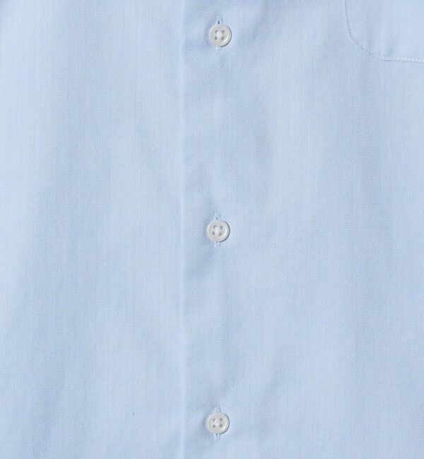 UNITED ARROWS green label relaxing「コットン ヘリンボーン ワイドカラー ドレスシャツ -形態安定-」|シャツ・ブラウス|