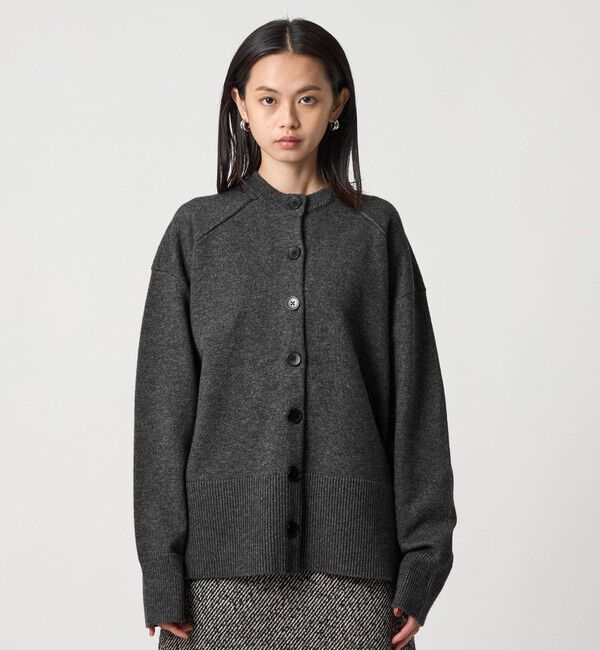 EMMEL REFINES「＜EMMEL REFINES＞EM HW ルーズ 2WAY ニット プルオーバー＆カーディガン」|カーディガン|