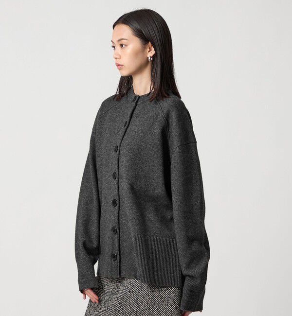 EMMEL REFINES「＜EMMEL REFINES＞EM HW ルーズ 2WAY ニット プルオーバー＆カーディガン」|カーディガン|