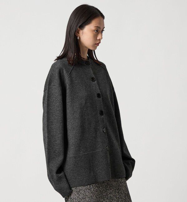 EMMEL REFINES「＜EMMEL REFINES＞EM HW ルーズ 2WAY ニット プルオーバー＆カーディガン」|カーディガン|