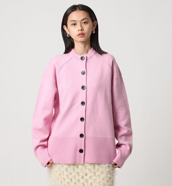 EMMEL REFINES「＜EMMEL REFINES＞EM HW ルーズ 2WAY ニット プルオーバー＆カーディガン」|カーディガン|