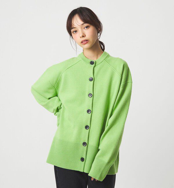 EMMEL REFINES「＜EMMEL REFINES＞EM HW ルーズ 2WAY ニット プルオーバー＆カーディガン」|カーディガン|