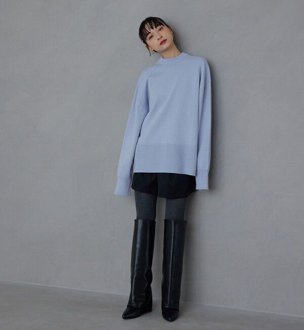 EMMEL REFINES「＜EMMEL REFINES＞EM HW ルーズ 2WAY ニット プルオーバー＆カーディガン」|カーディガン|