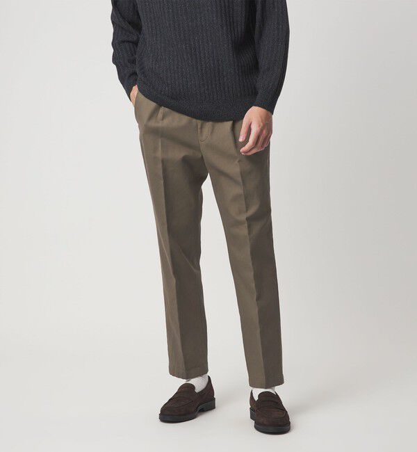 UNITED ARROWS green label relaxing「DC コットン 1プリーツ ストレート ドレスチノ パンツ」|スラックス|MOCA