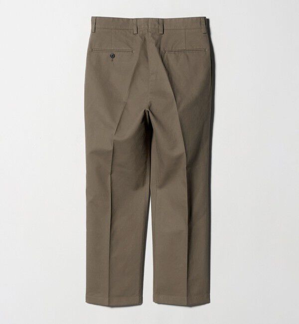 UNITED ARROWS green label relaxing「DC コットン 1プリーツ ストレート ドレスチノ パンツ」|スラックス|