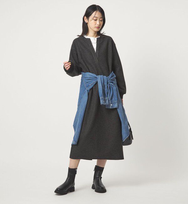 UNITED ARROWS green label relaxing「メルトンライク ワンピース」|ワンピース|