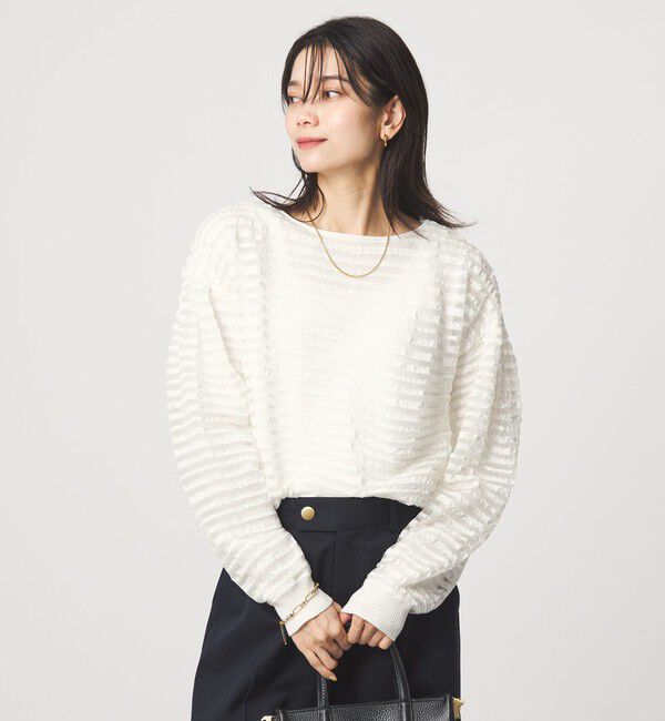 UNITED ARROWS green label relaxing「レイヤー プルオーバー ニット」|ニット・セーター|