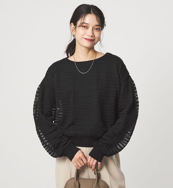 UNITED ARROWS green label relaxing「レイヤー プルオーバー ニット」|ニット・セーター|