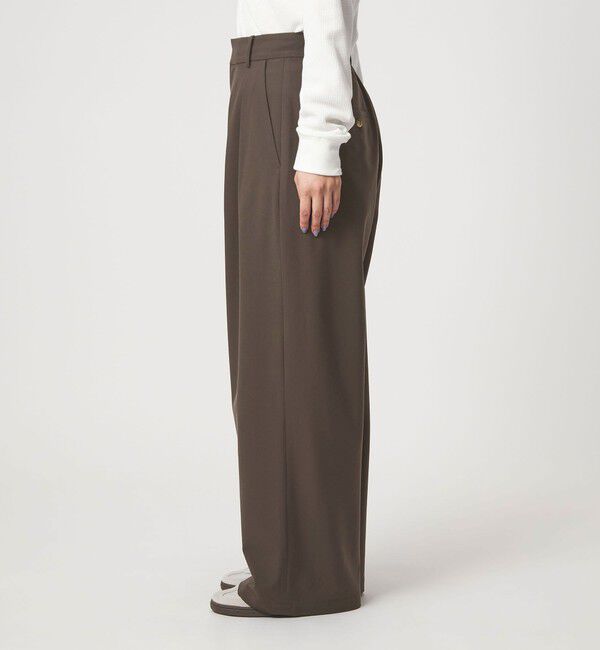 UNITED ARROWS green label relaxing「【WEB限定】＜at ease＞オルマイ スラックス ウォッシャブル ストレッチ UVカット」|スラックス|