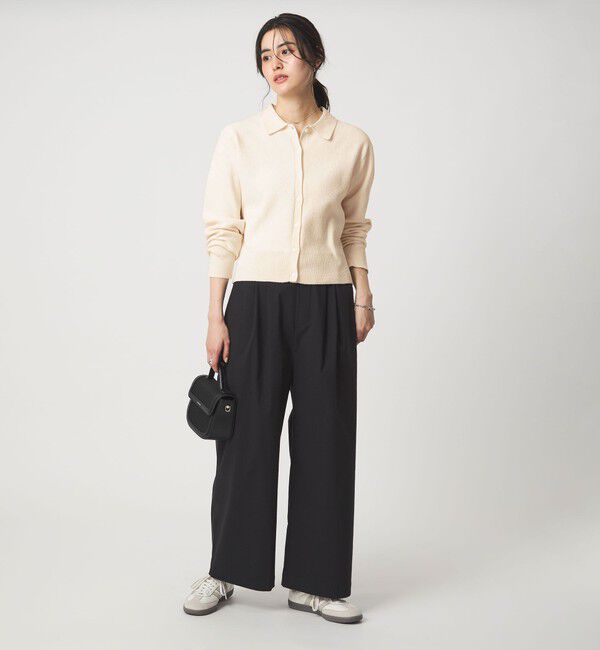 UNITED ARROWS green label relaxing「ブークレ ポロカーディガン ウォッシャブル」|カーディガン|