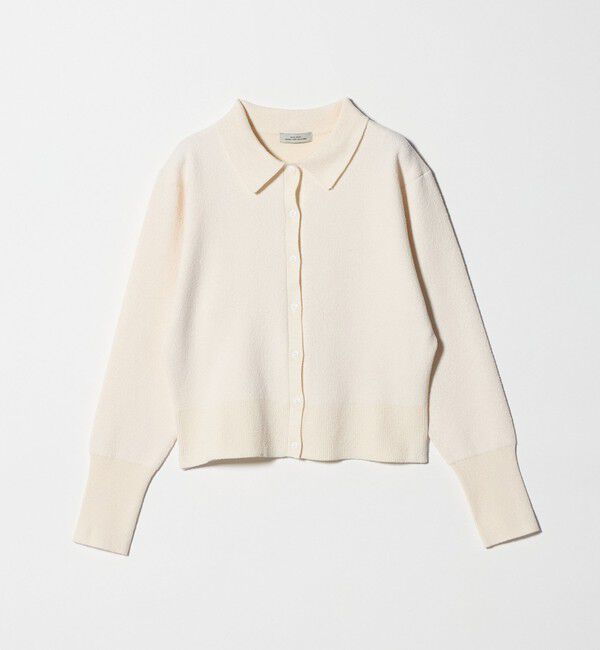 UNITED ARROWS green label relaxing「ブークレ ポロカーディガン ウォッシャブル」|カーディガン|