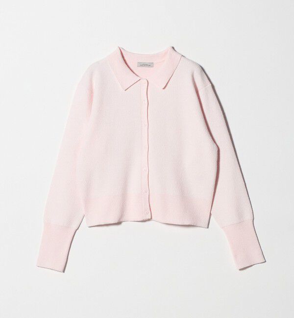 UNITED ARROWS green label relaxing「ブークレ ポロカーディガン ウォッシャブル」|カーディガン|LT.PINK