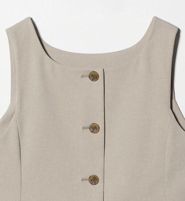 BEAUTY&YOUTH UNITED ARROWS「スクエアネック 2WAYベスト 吸水速乾 防シワ UV」|ベスト・ジレ|