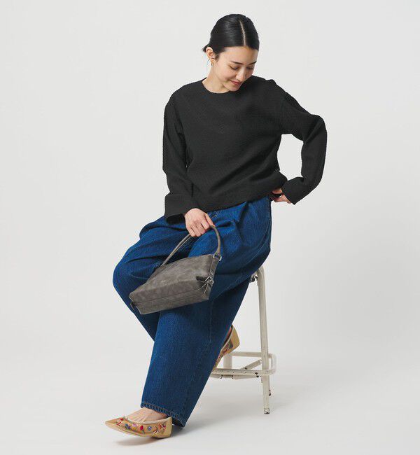 BEAUTY&YOUTH UNITED ARROWS「ピンドット シアージャガード ブラウス ウォッシャブル」|シャツ・ブラウス|