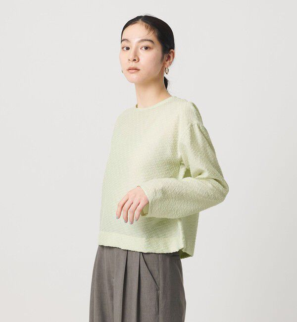 BEAUTY&YOUTH UNITED ARROWS「ピンドット シアージャガード ブラウス ウォッシャブル」|シャツ・ブラウス|