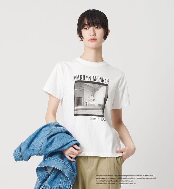 BEAUTY&YOUTH UNITED ARROWS「【別注】＜GOOD ROCK SPEED＞Marilyn Monroe フォトプリント Tシャツ」|Tシャツ・カットソー|その他1