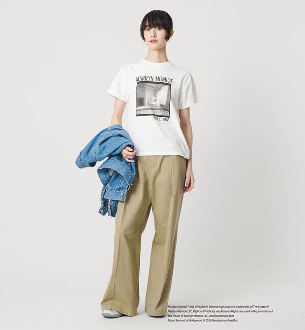 BEAUTY&YOUTH UNITED ARROWS「【別注】＜GOOD ROCK SPEED＞Marilyn Monroe フォトプリント Tシャツ」|Tシャツ・カットソー|