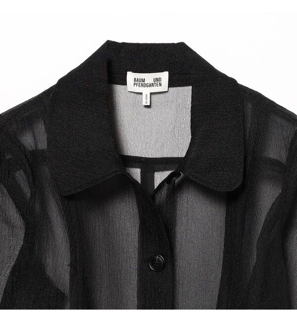Demi-Luxe BEAMS 「BAUM UND PFERDGARTEN / ファンシー オーガンジー シャツ」|シャツ・ブラウス|