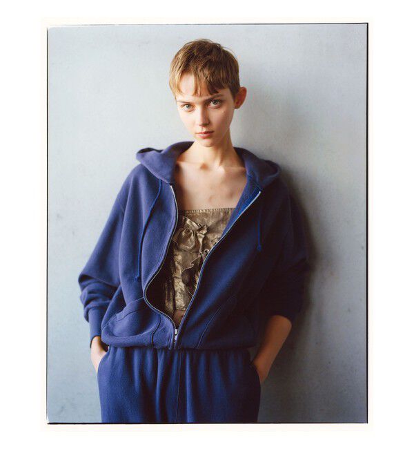 BEAMSBOY「【別注】Healthknit &times; maturely / トンプキンス フルジップ パーカー」|スウェット・ジャージ|PURPLE